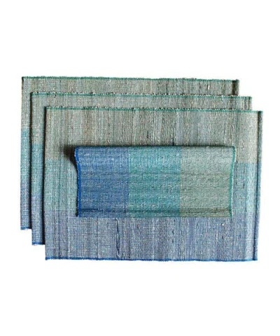 Sustainable Threads Biscotti Placemats In Blue