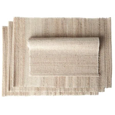 Sustainable Threads Biscotti Placemats In Brown
