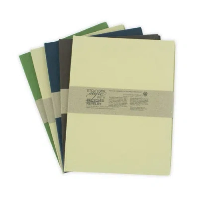 Sustainable Threads Double Photo Frames Handmade Upcycled Tree-free Paper In Multi