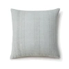 Sustainable Threads Ecoloom Handwoven Cotton Pillow With Down-alternative Insert In Gray