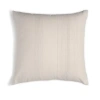Sustainable Threads Ecoloom Handwoven Cotton Pillow With Down-alternative Insert In White