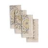Sustainable Threads Hand Block Printed Napkins In Brown