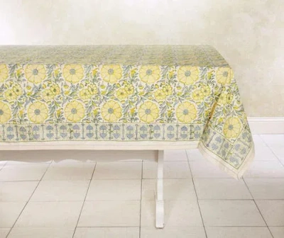 Sustainable Threads Hand Block Printed Tablecloth