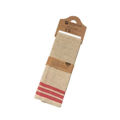 Sustainable Threads Handwoven Kora Cotton Kitchen Towels In Brown