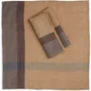 Sustainable Threads Hinterland Handwoven Linen Napkins In Brown