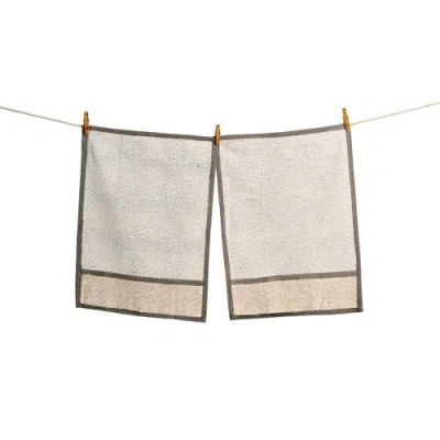 Sustainable Threads Kora Cotton Kitchen Towels In Nude