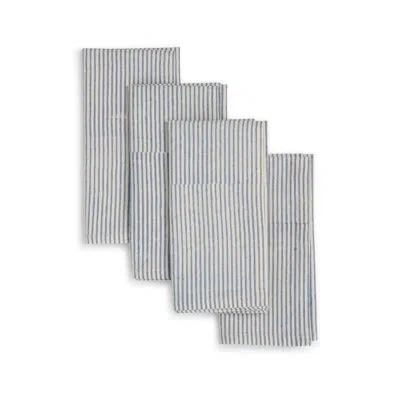 Sustainable Threads Moon Cotton Napkin In Blue,white