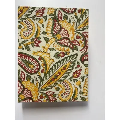 Sustainable Threads Paisley Hard Cover Journal