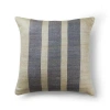 Sustainable Threads Striped Silk Pillow With Down-alternative Insert In Purple
