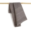 Sustainable Threads Timeless Organic Ikat Handwoven Kitchen Towels In Gray