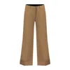 Sustainably U Women's Brown / Blue Ula Chinos In Brown/blue
