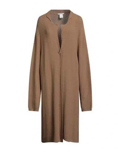Susy-mix Susy Star By  Woman Cardigan Camel Size 1 Viscose, Polyester, Polyamide In Sand