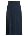 Susy-mix Susy Star By  Woman Maxi Skirt Blue Size 2 Viscose, Lurex, Elastane In Blue