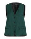 Susy-mix Susy Star By  Woman Tailored Vest Green Size 3 Polyester, Viscose, Elastane In Green
