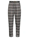 Susy-mix Woman Pants Dark Brown Size M Polyester, Viscose, Elastane In Brown
