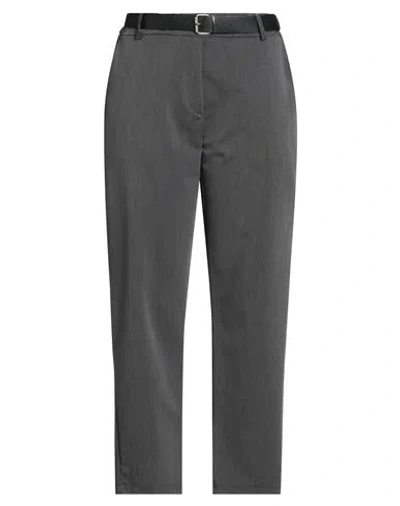 Susy-mix Woman Pants Grey Size 3 Polyester, Viscose, Elastane In Gray