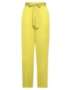 Susy-mix Woman Pants Acid Green Size 1 Viscose In Green