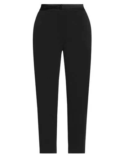Susy-mix Woman Pants Black Size L Polyester, Elastane In Black