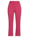 Susy-mix Woman Pants Magenta Size M Polyester, Elastane In Magenta