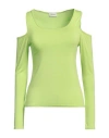 Susy-mix Woman T-shirt Green Size Onesize Viscose, Elastane