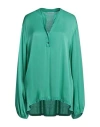 Susy-mix Woman Top Emerald Green Size 3 Viscose, Elastane