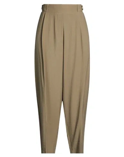 Susy-mix Susy Star By  Woman Pants Military Green Size 3 Viscose, Polyester