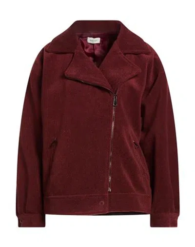 Susy-mix Woman Jacket Brick Size M Polyester In Red