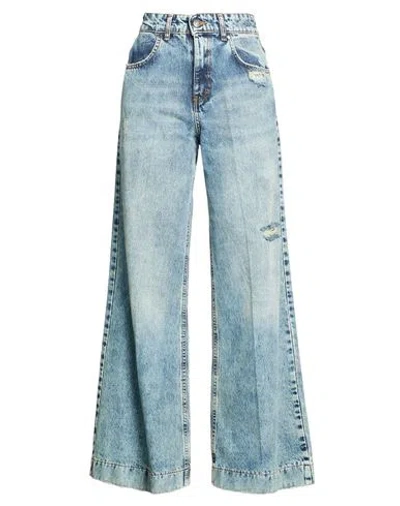 Susy-mix Woman Jeans Blue Size 6 Cotton, Elastane
