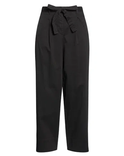 Susy-mix Woman Pants Black Size S Cotton, Elastane