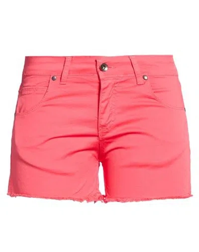 Susy-mix Woman Shorts & Bermuda Shorts Coral Size 6 Cotton, Elastane In Pink