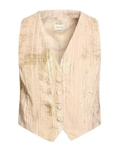 Susy-mix Woman Tailored Vest Platinum Size M Polyester In Pink