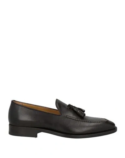 Sutor Mantellassi Man Loafers Dark Brown Size 7 Leather