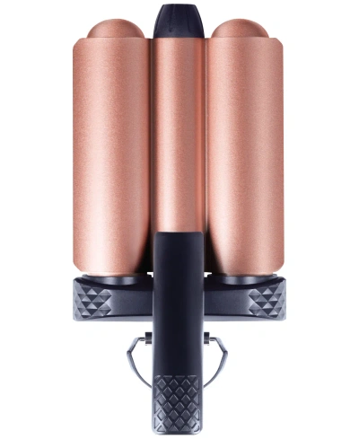 Sutra Beauty Interchangeable 1.25" Waver Attachment In Black  Rose Gold