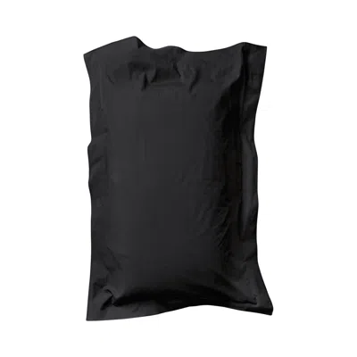 Sutram Black Pillowcase Pair In Cinder
