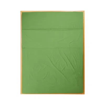 Sutram Green Single Flat Sheet In Apple