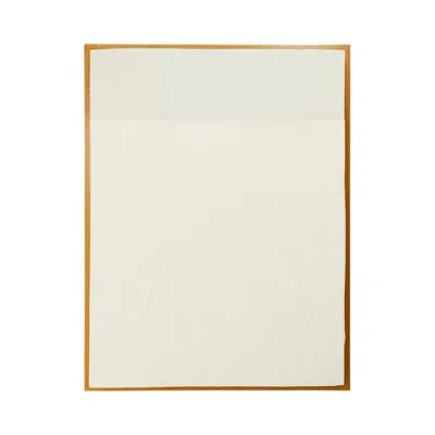 Sutram Neutrals / White Single Flat Sheet In Canvas