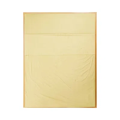 Sutram Neutrals / Yellow / Orange Queen Flat Sheet In Maize In Yellow/orange