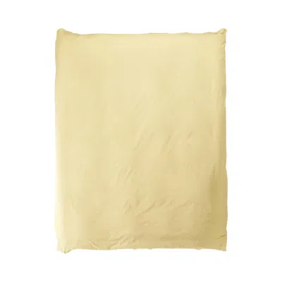 Sutram Neutrals / Yellow / Orange Single Duvet Cover In Maize