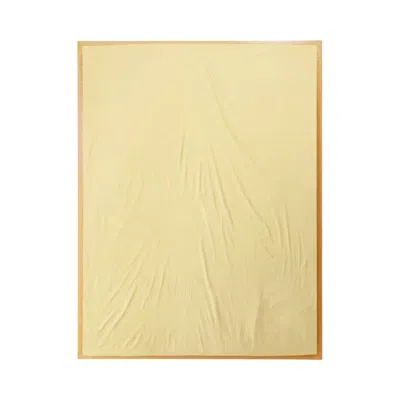 Sutram Neutrals / Yellow / Orange Single Fitted Sheet In Maize In Yellow/orange