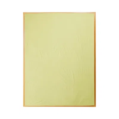 Sutram Neutrals / Yellow / Orange Single Fitted Sheet In Sulphur In Yellow/orange