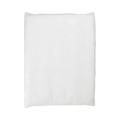 Sutram White / Brown Single Duvet Cover In Contrast Edge, Prism With Carob In White/brown