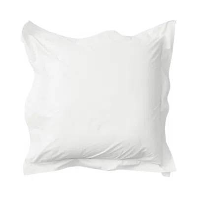Sutram White Euro Pillowcase Pair In Prism