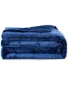 Sutton Home 1 Pc Weighted Comforter In Navy