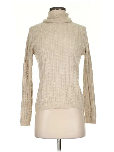 Pre-owned Sutton Studio Turtleneck Sweater In Brown