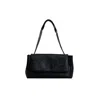 Suud Collection Women's Black Milan Chain Leather Bag In Black
