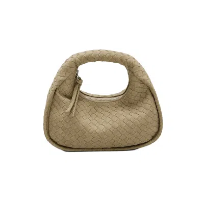 Suud Collection Women's Brown Mink Joli Mini Suede Bag