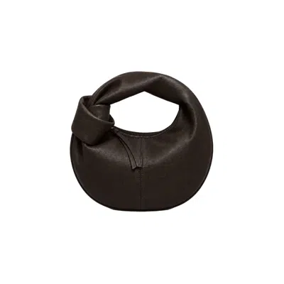 Suud Collection Women's Dark Brown Mini Bowl Bag