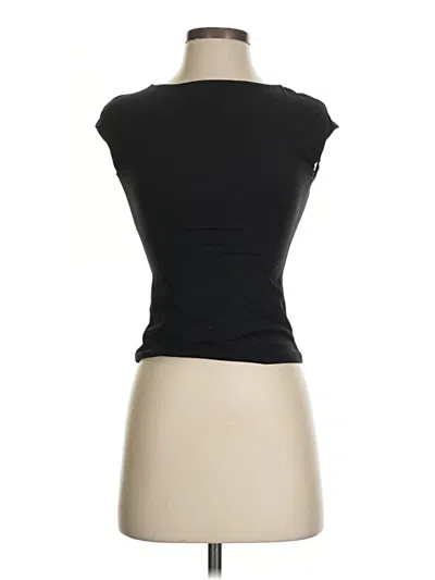 Pre-owned Suuksess Short Sleeve Top Black Boatneck Tops