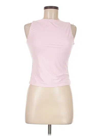Pre-owned Suuksess Tank Top Pink Halter Neckline Tops