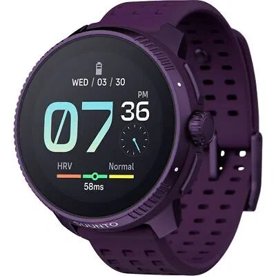 Pre-owned Suunto Race Titanium Sport Watch Amethyst, One Size